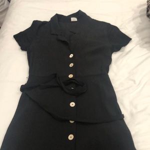 Aritzia Wilfred Black shirt dress. Size Small